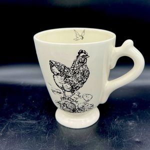 Vintage Barnyard Toile By Elisabeth Trostli Andrea by Sadek Coffee Mug.